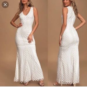 Brand new in bag- Lulus Alessandra beaded dress